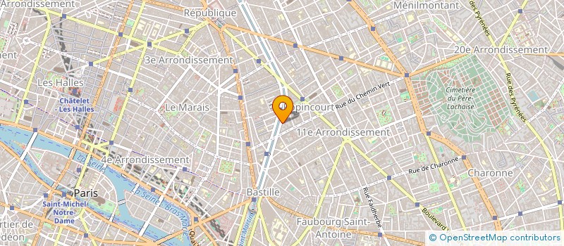 localisation de l'entreprise OSB à PARIS