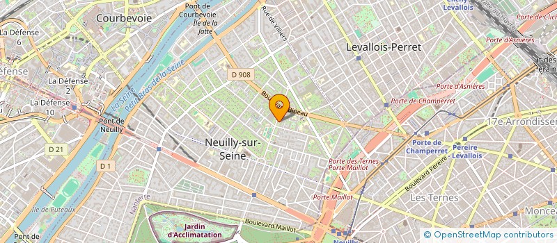 localisation de l'entreprise OSB à NEUILLY-SUR-SEINE
