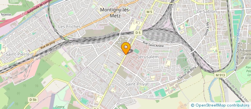 localisation de l'entreprise OSB1 à MONTIGNY-LES-METZ