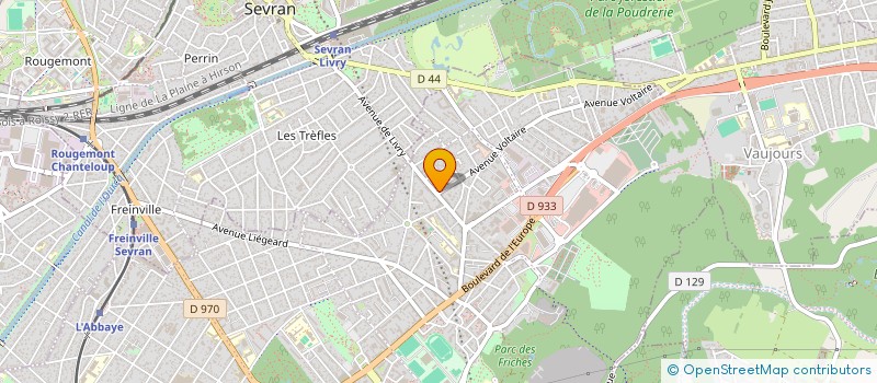 localisation de l'entreprise OSBB VISION à SEVRAN
