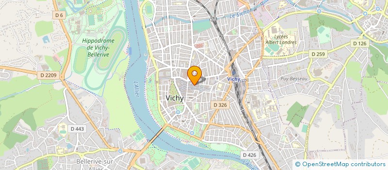 localisation de l'entreprise OSBC à VICHY
