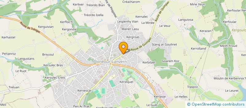 localisation de l'entreprise OSBLC  PLONEOUR-LANVERN