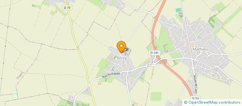 localisation de l'entreprise OSC BEAULIEU  ANISY