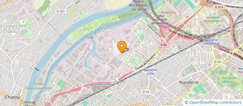 localisation de l'entreprise OSC GROUP  NANTERRE