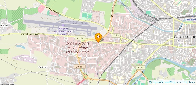 localisation de l'entreprise OSCA à CARCASSONNE
