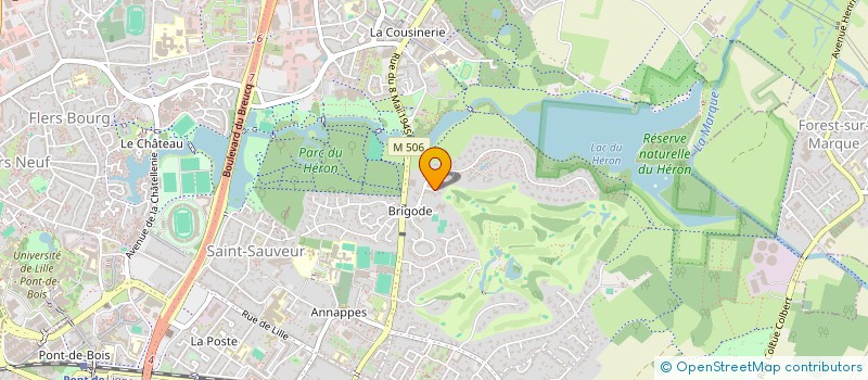 localisation de l'entreprise OSCA IMMOBILIER à VILLENEUVE-D'ASCQ