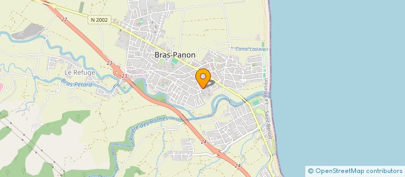 localisation de l'entreprise OSCADI à BRAS-PANON