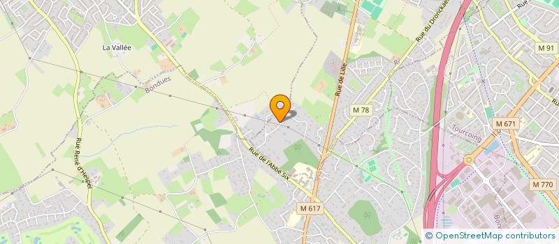 localisation de l'entreprise OSCADORE à RONCQ