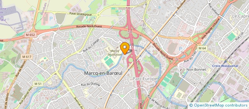localisation de l'entreprise OSCAH à MARCQ-EN-BARŒUL