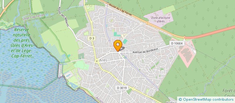 localisation de l'entreprise OSCAMAURY  ARES