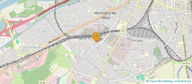 localisation de l'entreprise OSCAR 18 à MONTIGNY-LES-METZ