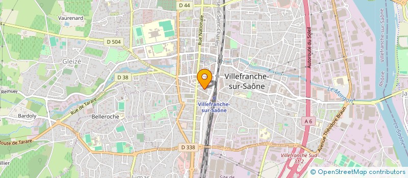 localisation de l'entreprise OSCAR  VILLEFRANCHE-SUR-SAONE