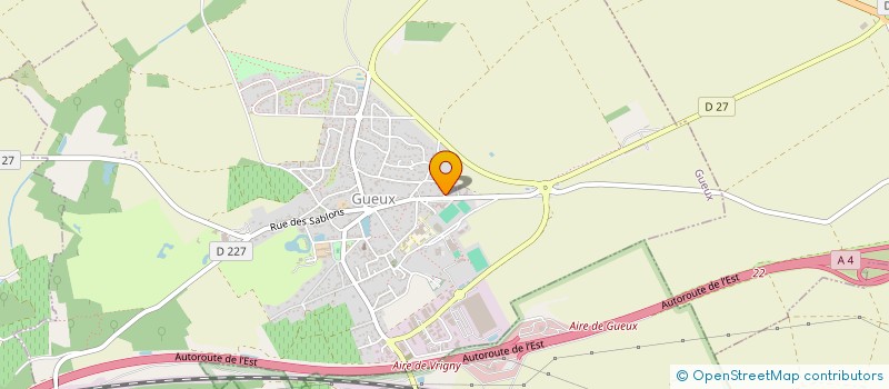 localisation de l'entreprise OSCAR  GUEUX