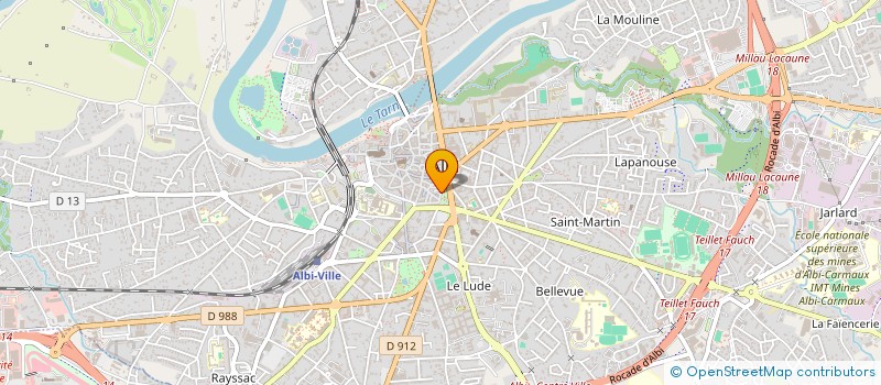 localisation de l'entreprise OSCAR à ALBI