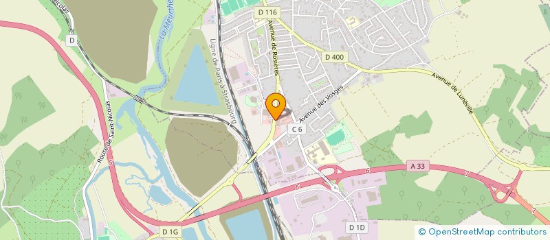 localisation de l'entreprise OSCAR  DOMBASLE-SUR-MEURTHE