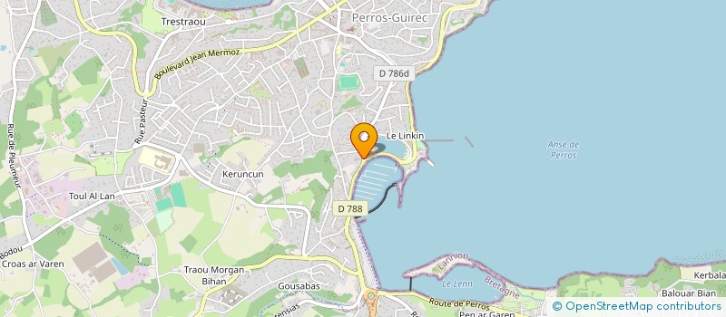 localisation de l'entreprise OSCAR  PERROS-GUIREC