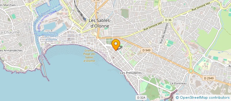 localisation de l'entreprise OSCAR à LES SABLES D'OLONNE