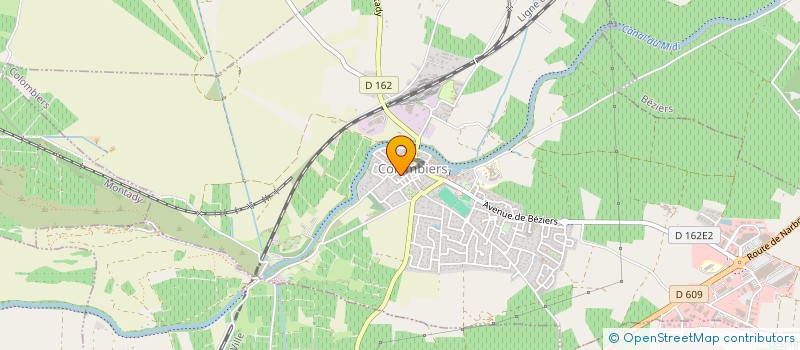 localisation de l'entreprise OSCAR à COLOMBIERS