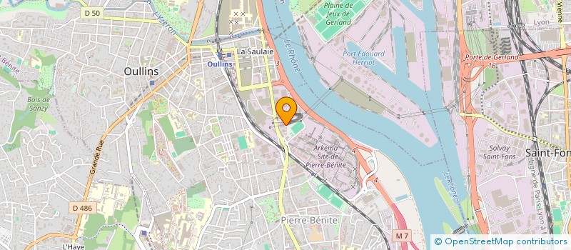 localisation de l'entreprise OSCAR  OULLINS-PIERRE-BENITE