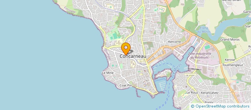 localisation de l'entreprise OSCAR  CONCARNEAU