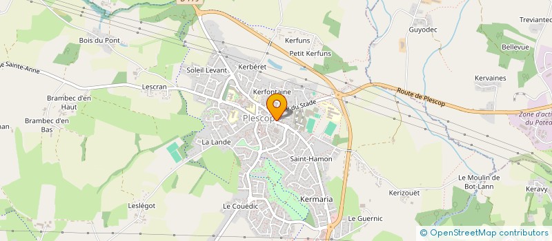 localisation de l'entreprise OSCAR  PLESCOP