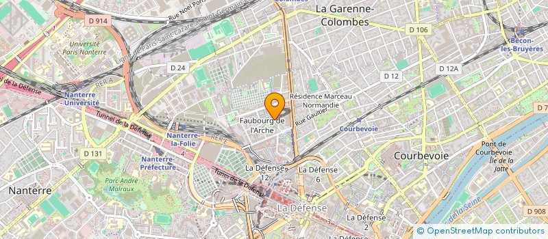 localisation de l'entreprise OSCAR ET LOLA à COURBEVOIE