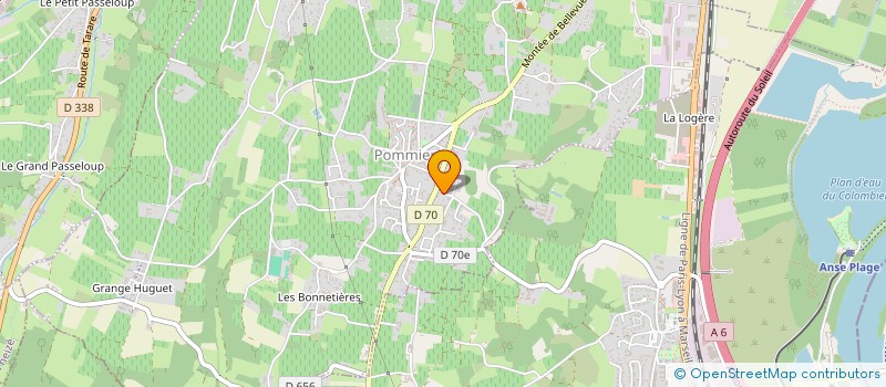 localisation de l'entreprise OSCAR FINANCES à POMMIERS