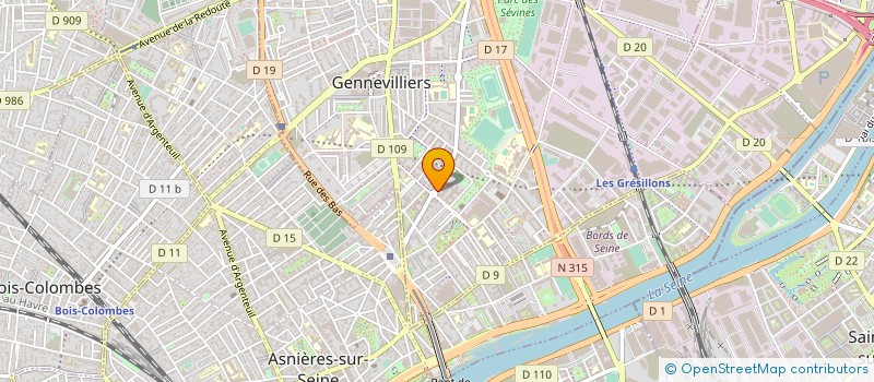 localisation de l'entreprise OSCAR HOLDING SAS à GENNEVILLIERS