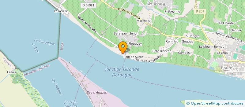 localisation de l'entreprise OSCAR IMMO  SAINT-SEURIN-DE-BOURG