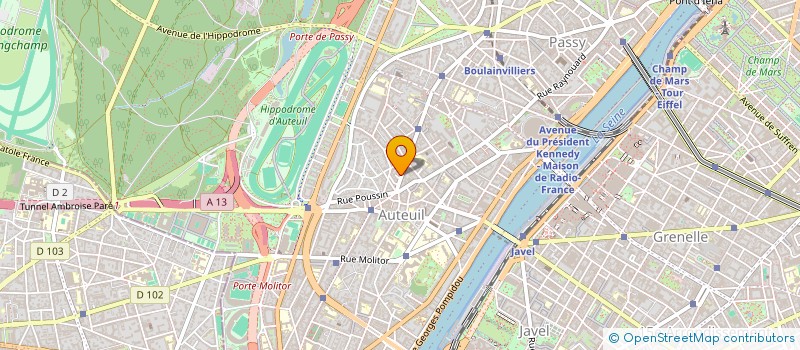 localisation de l'entreprise OSCAR IMMOBILIER  PARIS