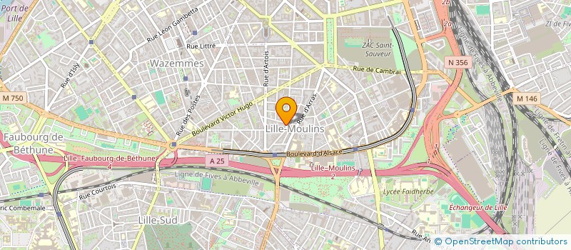 localisation de l'entreprise OSCAR SERVICES à LILLE