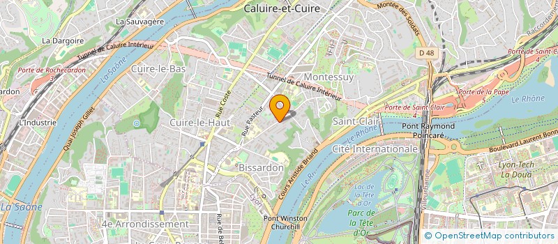 localisation de l'entreprise OSCAR VTC  CALUIRE-ET-CUIRE