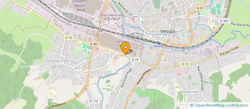 localisation de l'entreprise OSCAR WASH à NOIDANS-LES-VESOUL