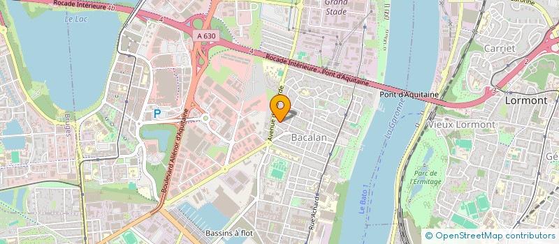 localisation de l'entreprise OSCAR WINE COMPANY  BORDEAUX