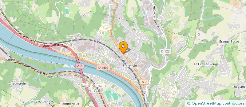 localisation de l'entreprise OSCAREX à VIENNE