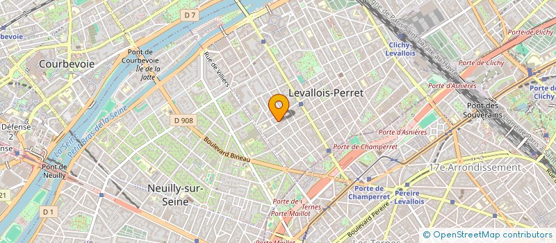 localisation de l'entreprise OSCART à LEVALLOIS-PERRET