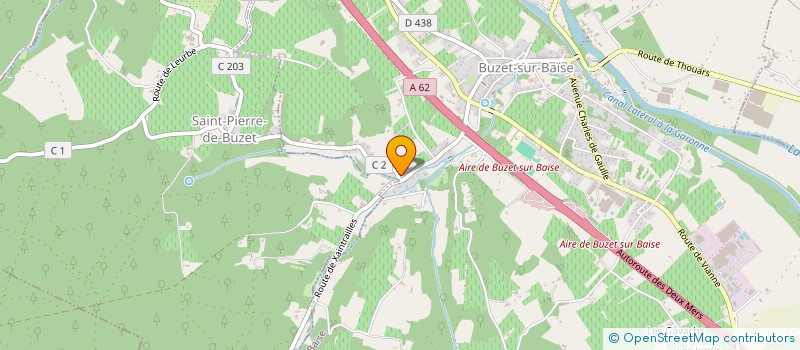 localisation de l'entreprise OSCATI  BUZET-SUR-BAISE