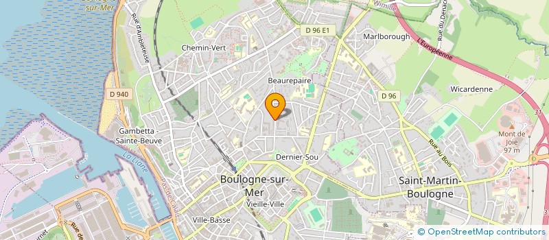 localisation de l'entreprise OSCCOP à BOULOGNE-SUR-MER