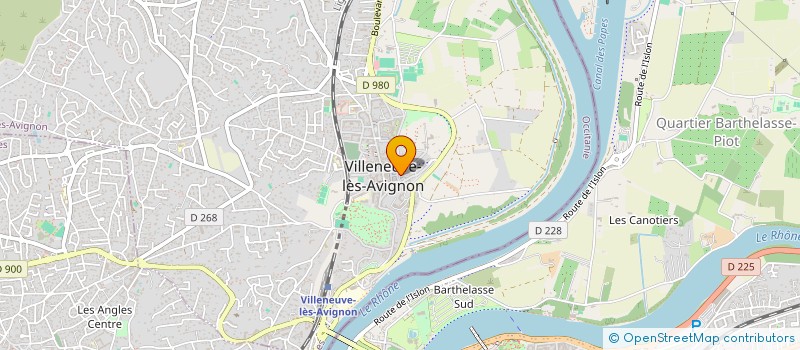 localisation de l'entreprise OSCERRIN  VILLENEUVE-LES-AVIGNON