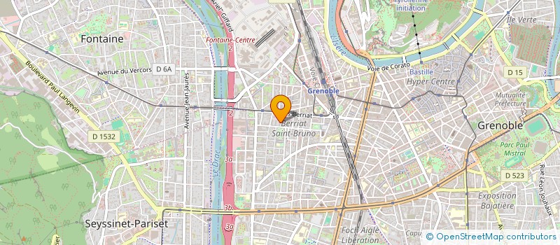 localisation de l'entreprise OSCILL.AI à GRENOBLE