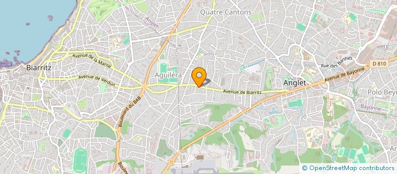 localisation de l'entreprise OSCINE  ANGLET