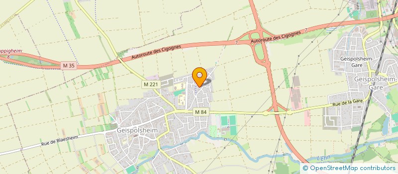 localisation de l'entreprise OSCINES  GEISPOLSHEIM