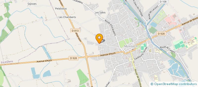 localisation de l'entreprise OSCLAN IMMOBILIER  MONTECH