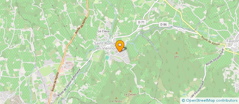 localisation de l'entreprise OSCO  CRESTET