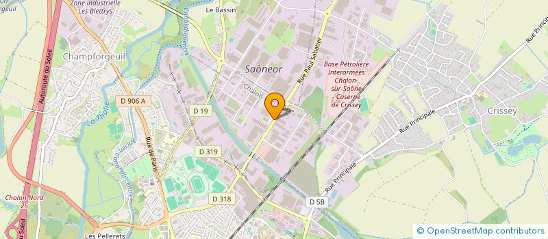 localisation de l'entreprise OSCO WINE à CHALON-SUR-SAONE