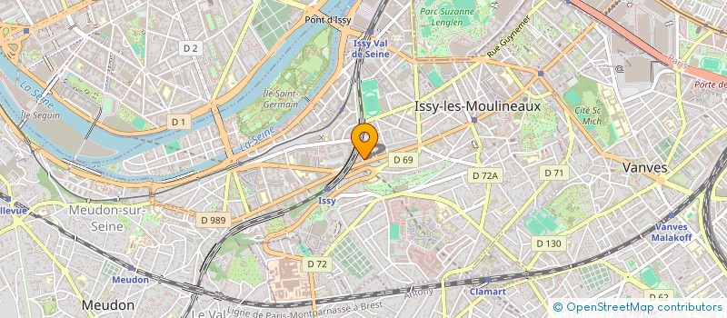 localisation de l'entreprise OSCOME à ISSY-LES-MOULINEAUX