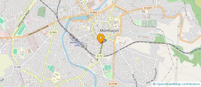 localisation de l'entreprise OSCTOM à MONTLUCON