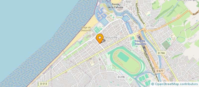 localisation de l'entreprise OSCVALVIC  TOUQUES