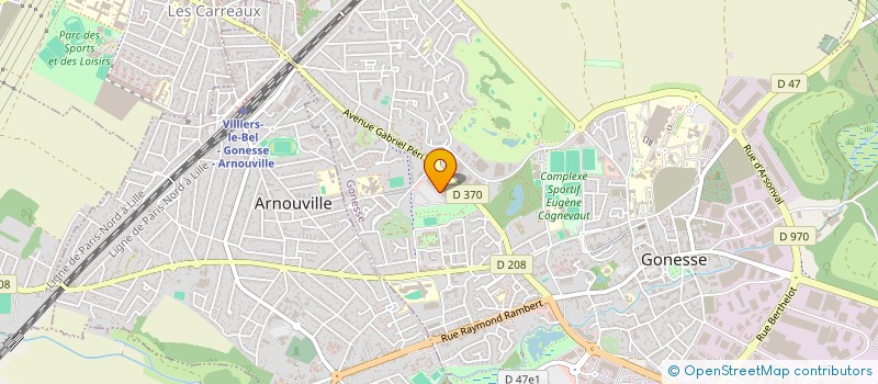 localisation de l'entreprise OSD BRAISE à GONESSE