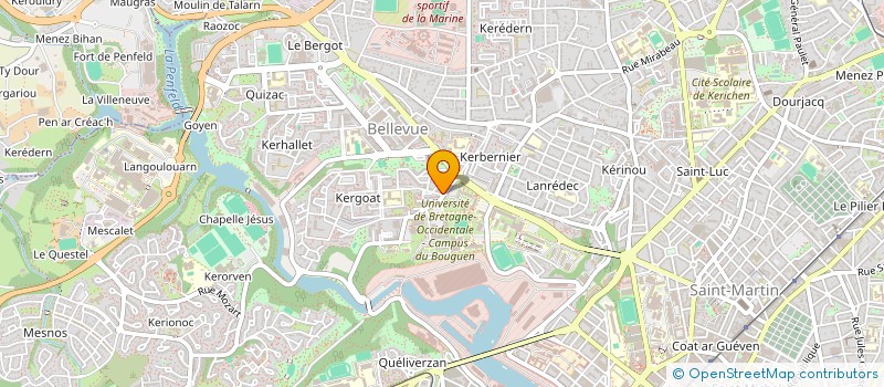 localisation de l'entreprise OSD (ORGANISATION DE LA SYNTHESE DELOCALISEE) à BREST